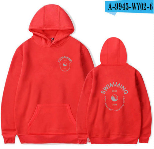 Warm Unisex Hoodie - Pullover, Cotton Blend, For Winter