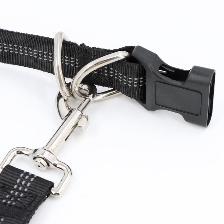 Dog Leash Double-Handle Hands-Free Bungee Reflective Walking Leash Fall 2025 Safe Control