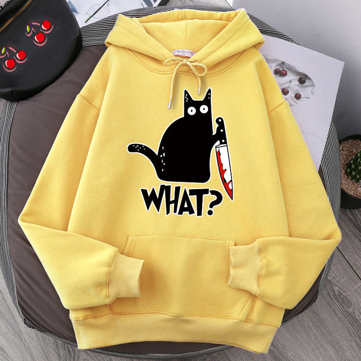Oversized Men’s Hoodie - Graphic Pullover, Wool Lined Casual