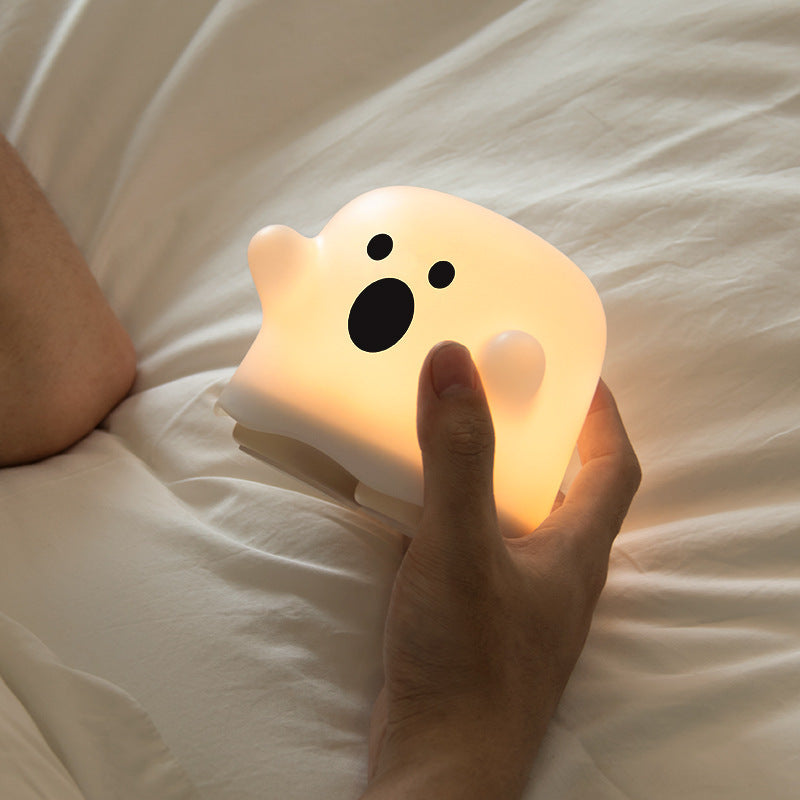 Silicone Night Light Touch Lamp Bedside Cute Halloween