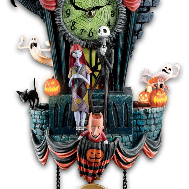Staring Clock Resin Pendant Ornament Gothic Halloween