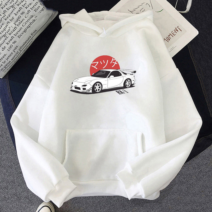 Lightweight Unisex Hoodie - Drop-Shoulder, Cotton, Everyday