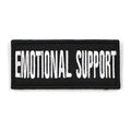 Emotional Support Patch For Harness Black Hook And Loop Back Quick Attach Dog Accessory Fall 2025 Gift