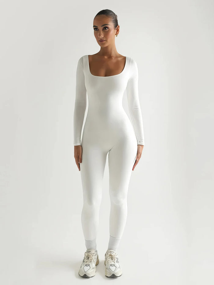 Breathable women's jumpsuit – fitted design, soft fabric, for versatile occasions