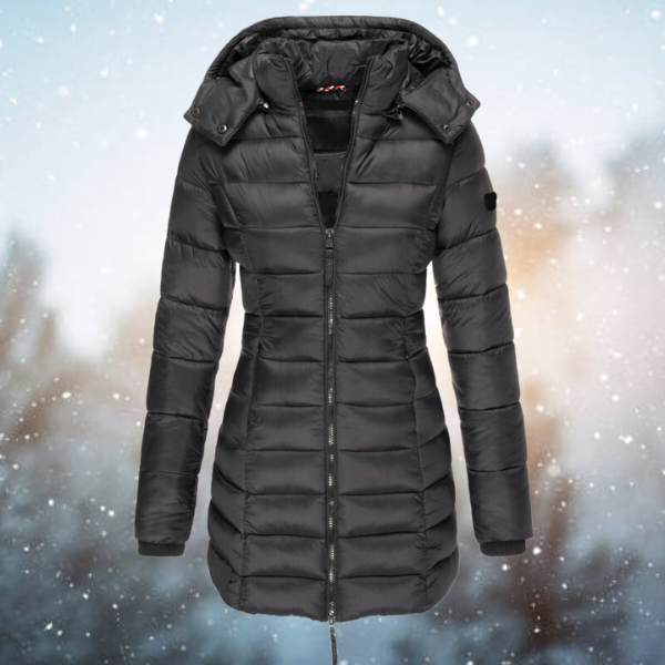 Waterproof Women’s Winter Jacket - Mid-Thigh Insulated