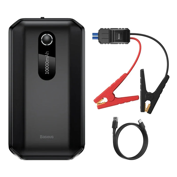 Car Jump Starter 1000A Emergency Booster Power Bank 12V Road Trip Ready For Emergencies