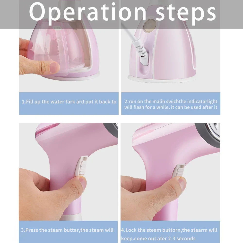 Garment Steamer Portable 1500W Handheld Clothes Steam Iron, Vertical Fast Heat, Fall 2025