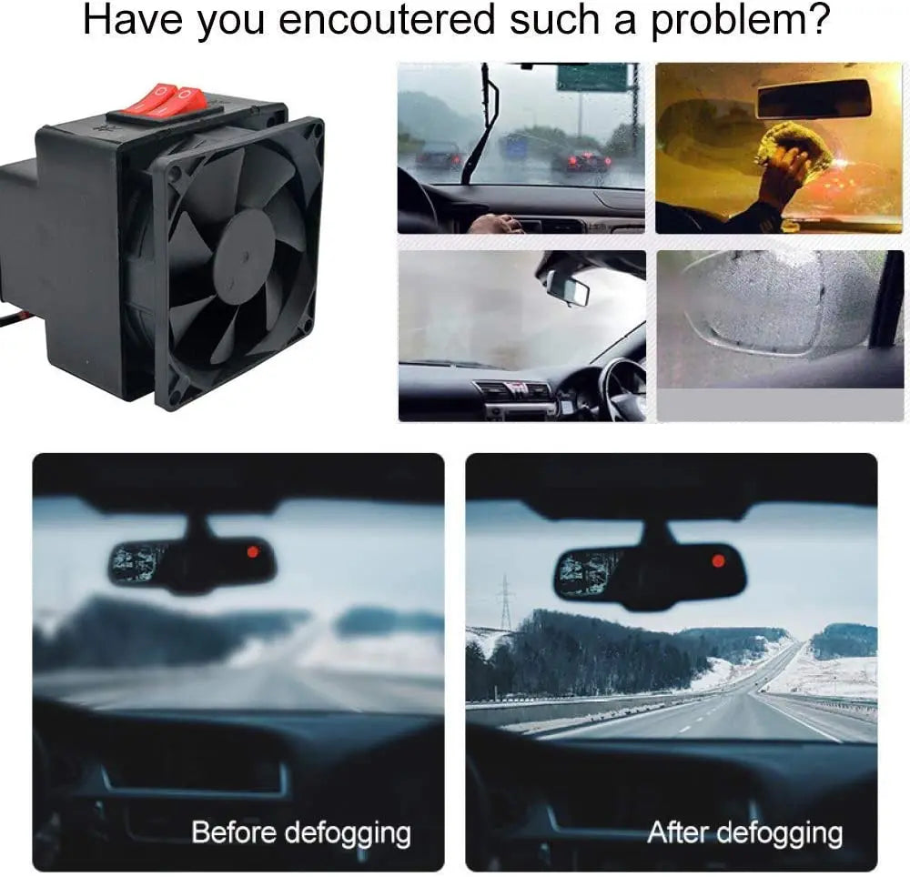 Car Heater Portable Defroster Winter 2025 Season Clear Windows For Quick Defrost And Warm Cabin