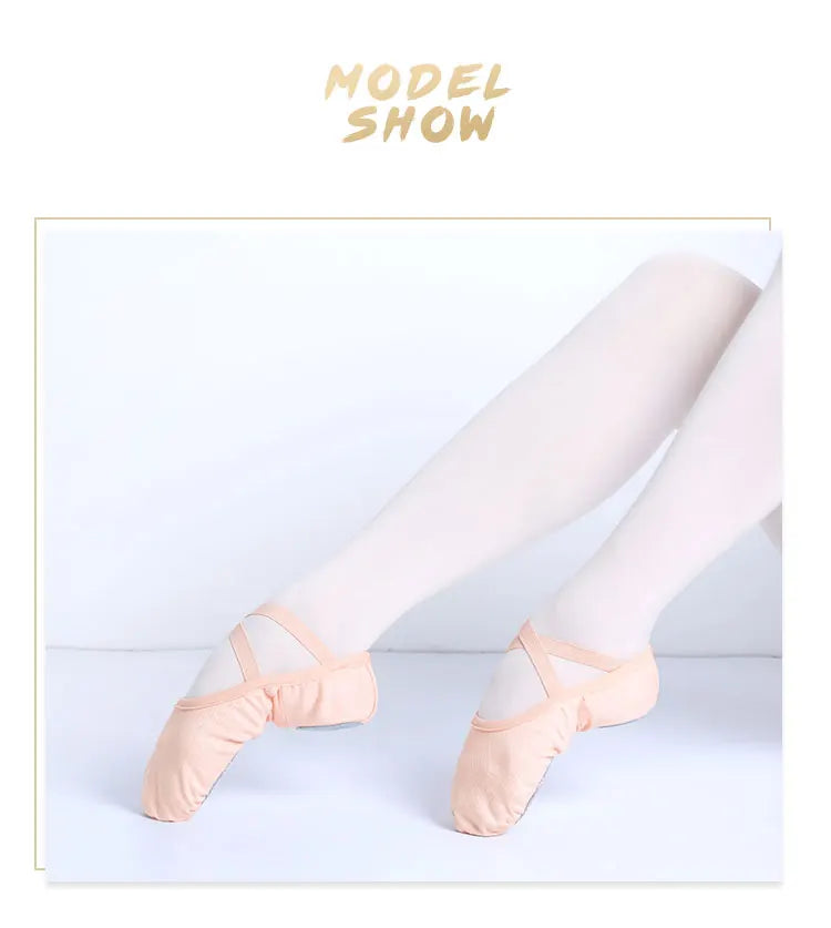 Supportive Flattering Women Ballet Shoes - Split Sole Mesh