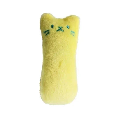 Teeth Grinding Catnip Toys - Funny Plush Cat Chewing Toy for Kittens