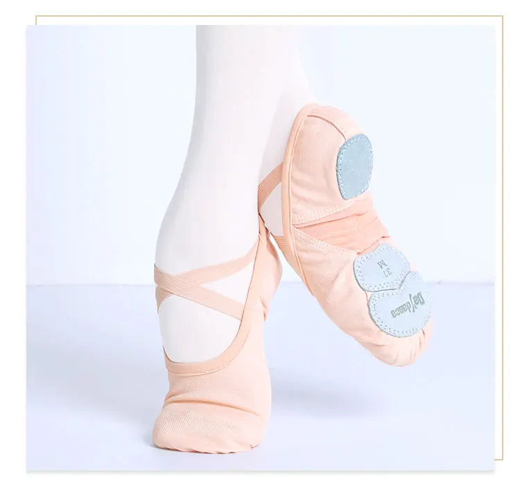 Supportive Flattering Women Ballet Shoes - Split Sole Mesh