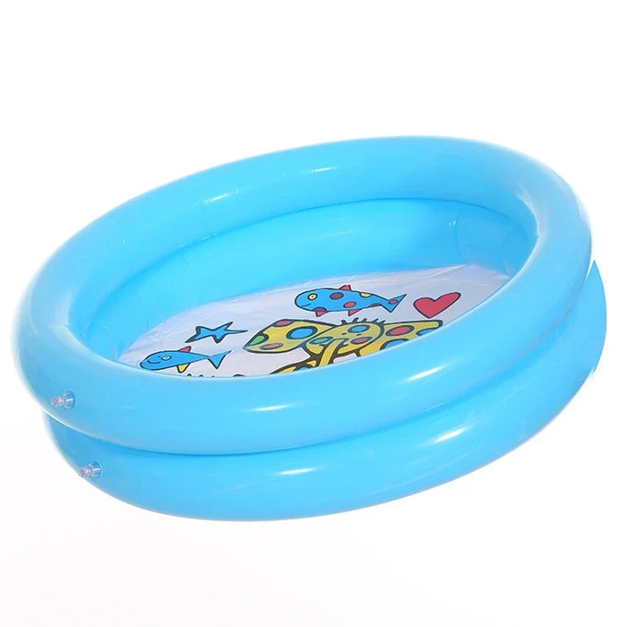 Inflatable Round Swimming Pool for Kids, Portable PVC Mini Pool for Indoor and Outdoor Use, Easy Setup, Durable and Spacious