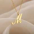 Personalized Gold Initial Necklace - Elegant Minimalist Gift for Women, Weddings & Anniversaries