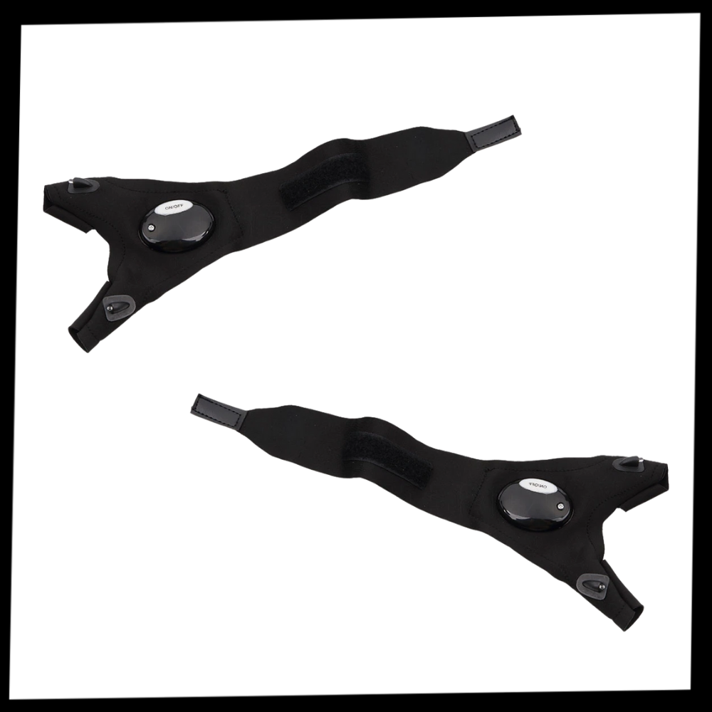LED Gloves With Waterproof Lights - Battery Powered, Comfortable for Camping and Repairs