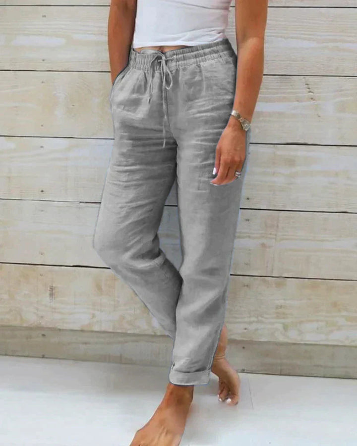 Breathable women’s linen Pants – modern cut, lightweight, for office and casual wear
