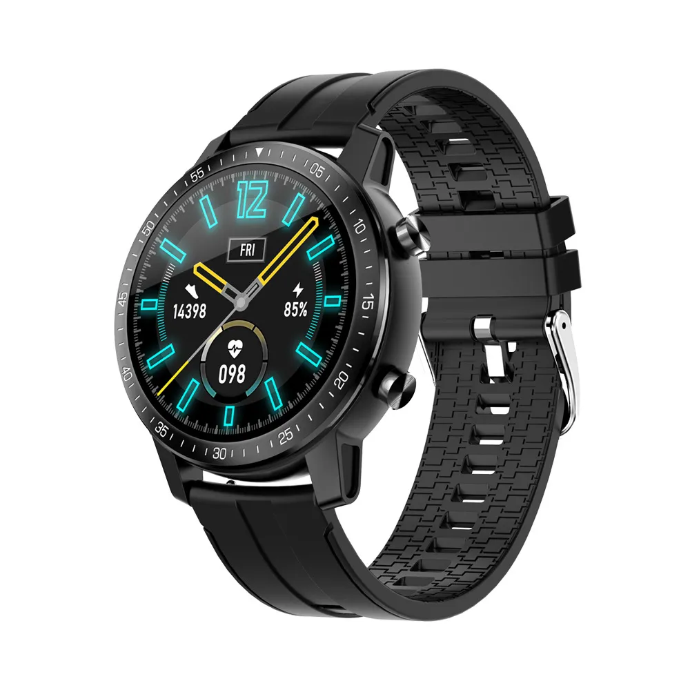 Round Fitness Smartwatch with Heart Rate, Steps &amp; Activity Tracking