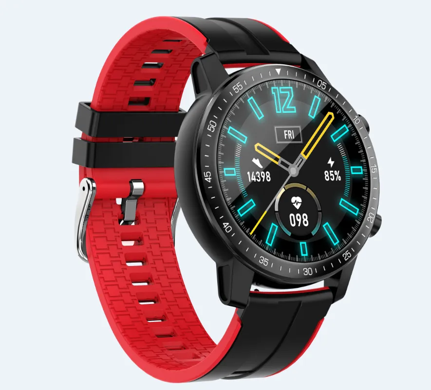 Round Fitness Smartwatch with Heart Rate, Steps &amp; Activity Tracking