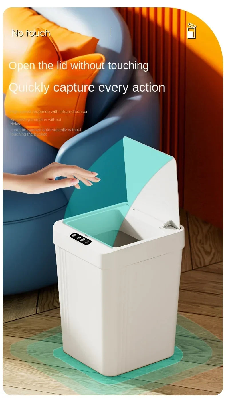 Sensor Trash Can Automatic Waste Bin Home 2025 Hands Free