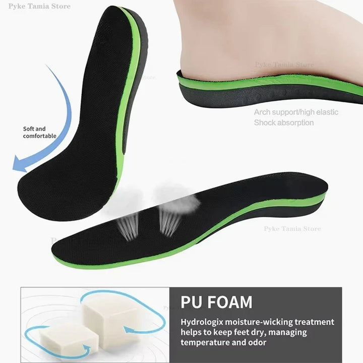 Orthopedic Arch Support Insoles Thick Shock Absorption Plantar Fascia Insole