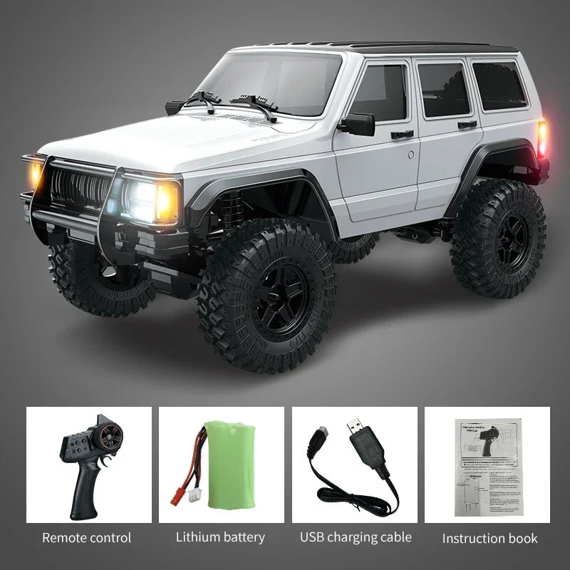 RC Car 1/18 Scale 4WD Off Road Crawler Toy Remote Control 2.4G With 40 Minute Run Time Fall 2025 Gift