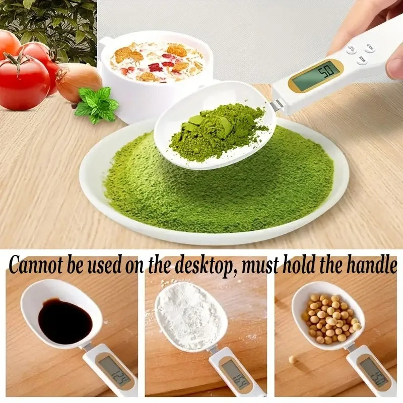 Electronic Kitchen Scale 500g 0.1g LCD Digital Spoon Scale for Food and Baking Measurement Tool