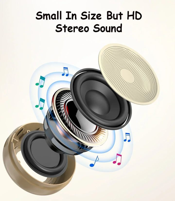 Karaoke Machine Mini Bluetooth Speaker With 2 Wireless Microphones, Holiday Gift 2025 Family Party Fun