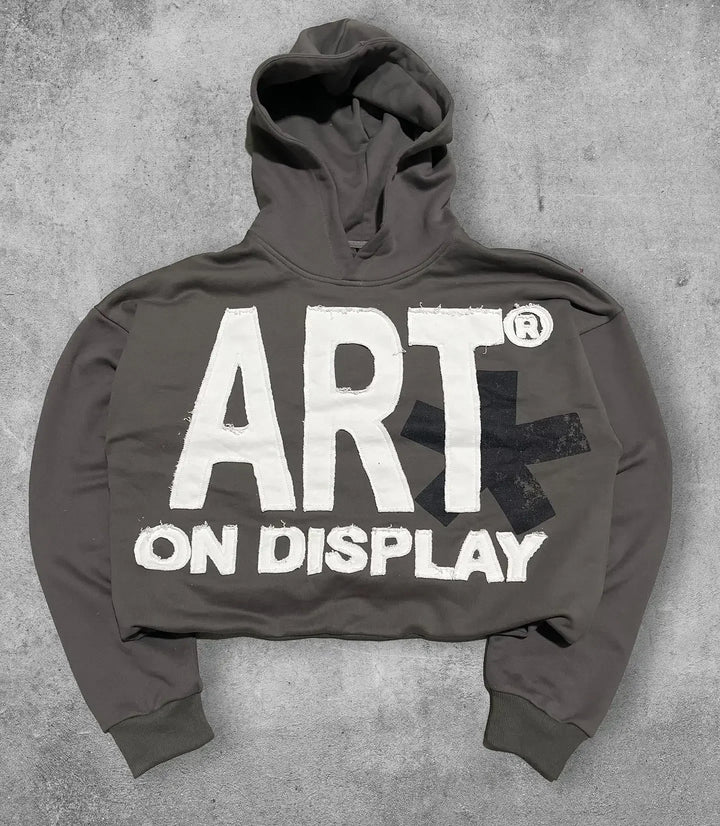 Oversized Unisex Zip-Up Hoodie - Boxy Cut, Knit, Street