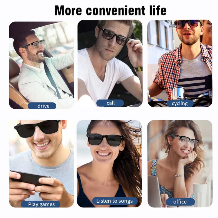 Smart Glasses Blue Light Polarized Audio Sunglasses