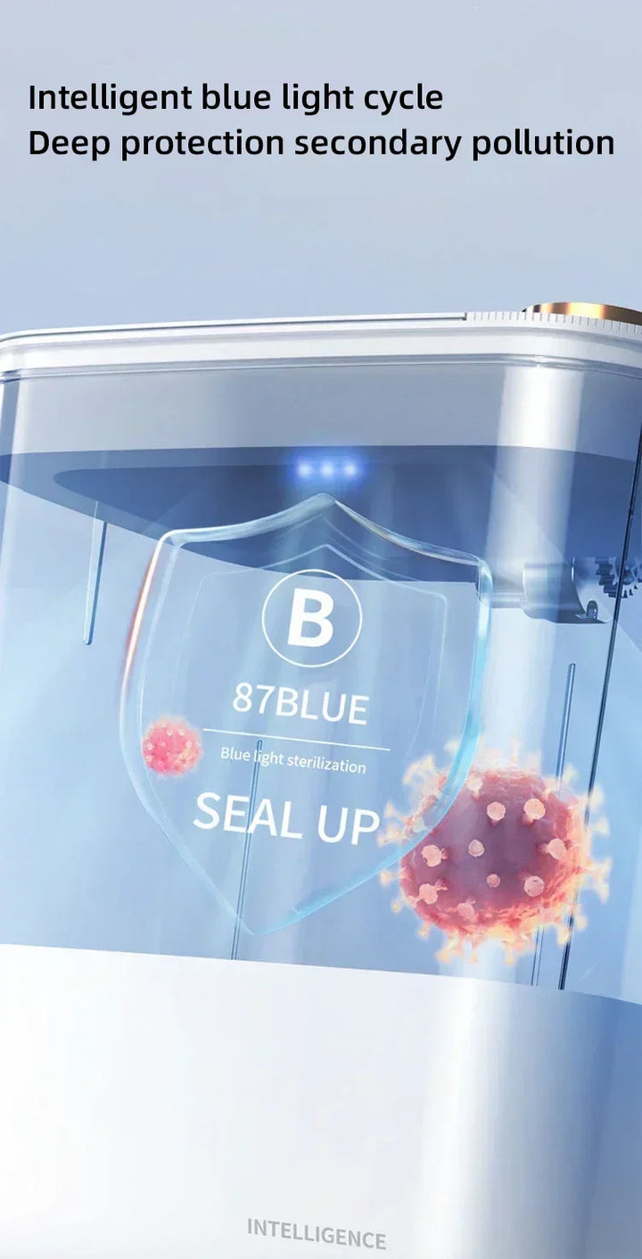 Smart Sensor Trash Can 18L With Display Type C Recharge