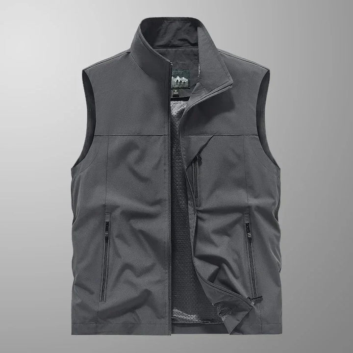 Waterproof Versatile Mens Vest - Sleeveless Polyester