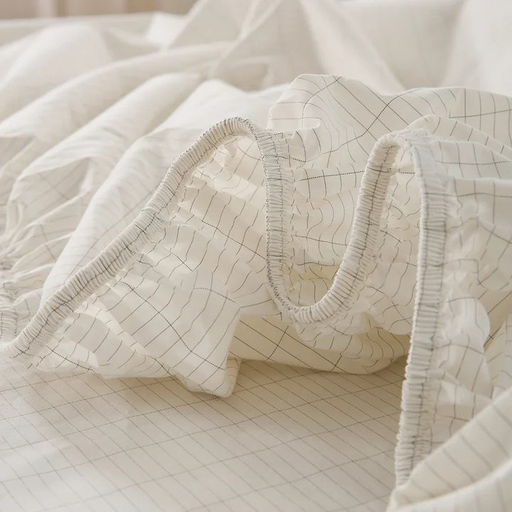 Earthing Grounding Fitted Sheet Cotton Silver Plug Included