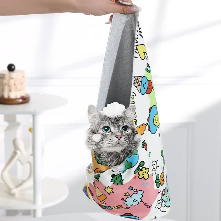 Magic Cloth Makeup Bag - Portable Camera Lens Wrapping Storage, Self-adhesive Organizing Bag