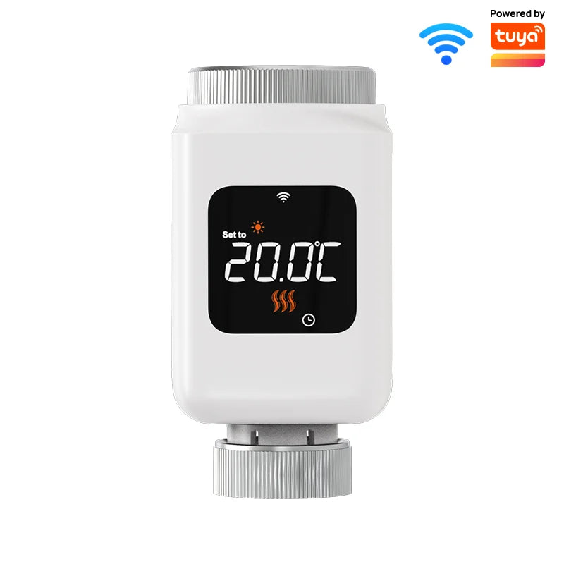 Smart WiFi Thermostatic Radiator Valve – App Control and Voice Assist, Alexa and Google Home 4-Pack Fall 2025