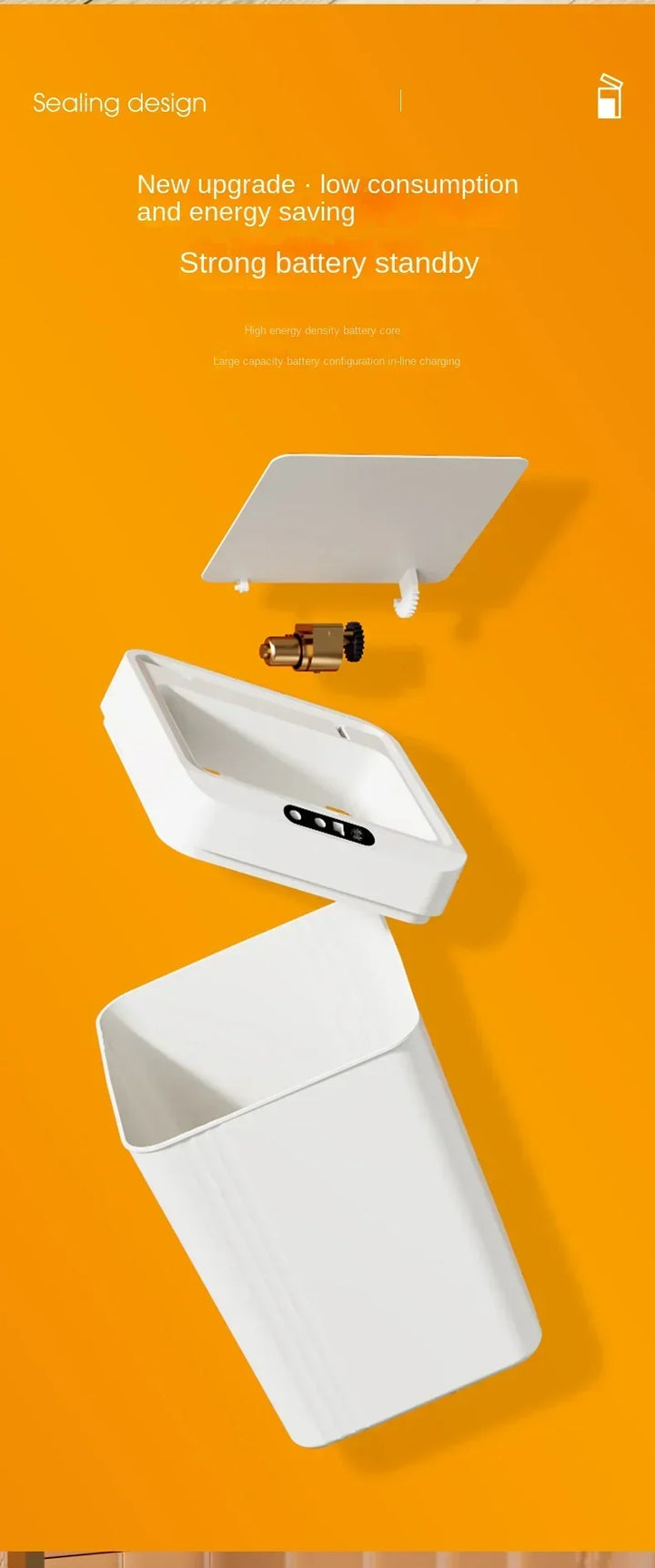 Sensor Trash Can Automatic Waste Bin Home 2025 Hands Free