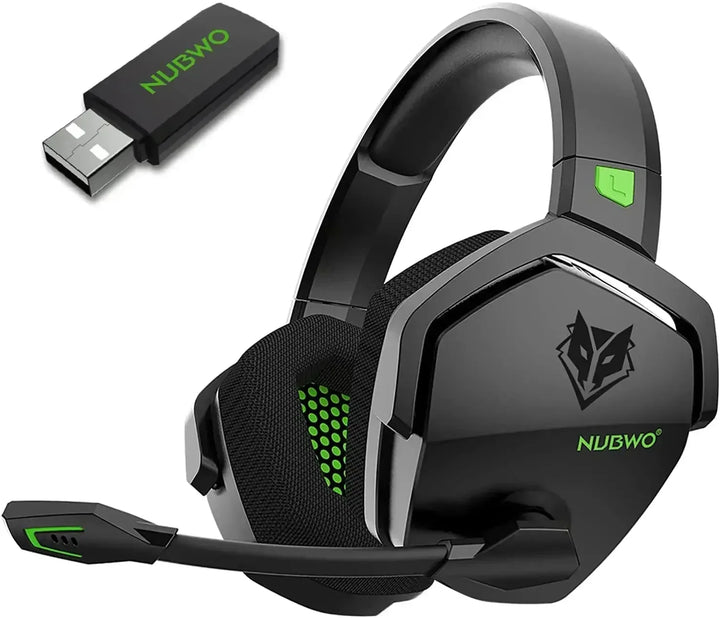 Wireless Gaming Headset With Mic Active Noise Cancellation