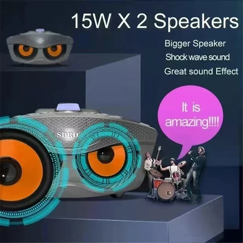 Bluetooth Karaoke Speaker 30W Portable System Home Party Karaoke Machine Dual Microphones TikTok Viral Fall 2025 Gift