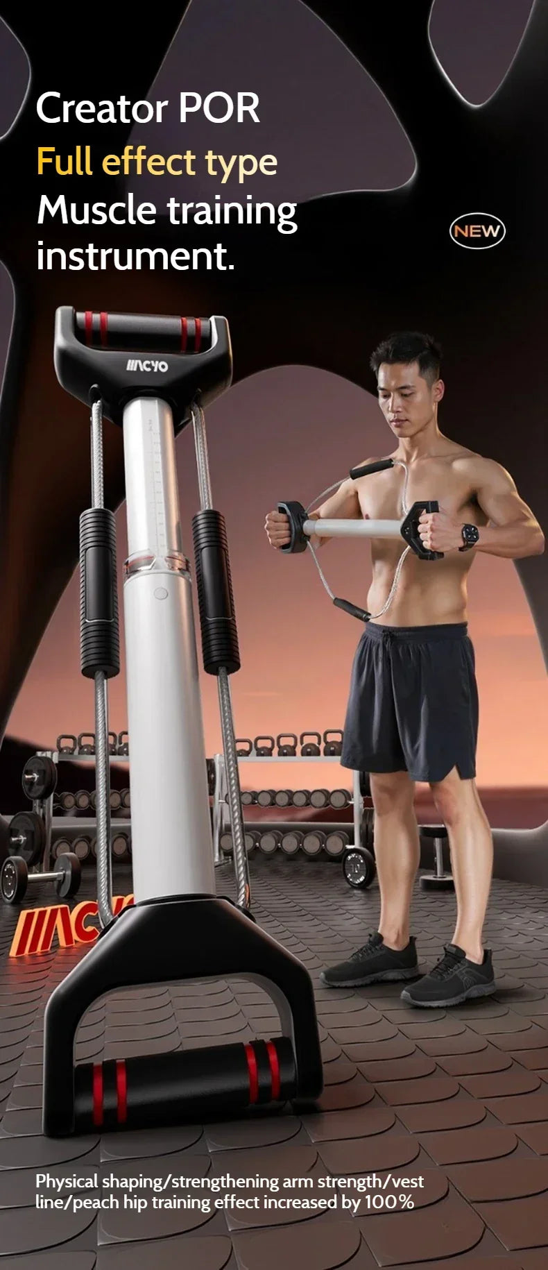 Adjustable Muscle Trainer Full Body Resistance Bands