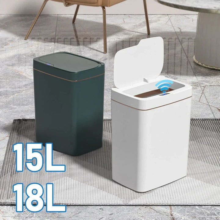 Smart Sensor Trash Can 15L 18L Touchless Quiet Waterproof