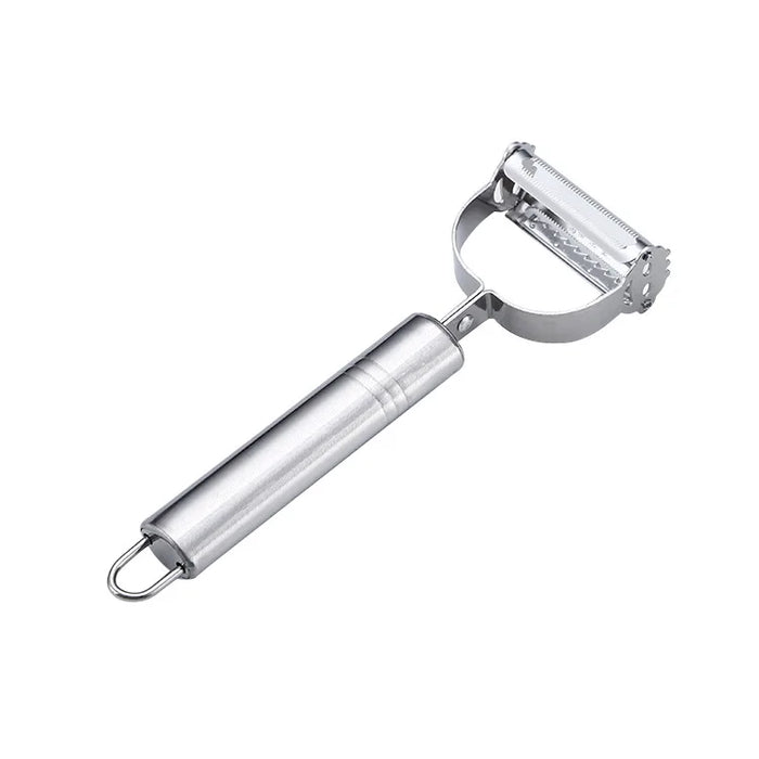 Multifunctional Stainless Steel Kitchen Peeler - Durable Vegetable and Fruit Slicer for Easy Household Use