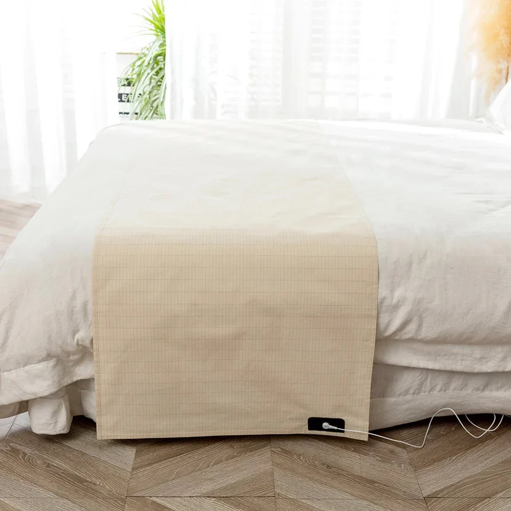 Grounding Earthing Bed Sheet With 4m Conductive Cable
