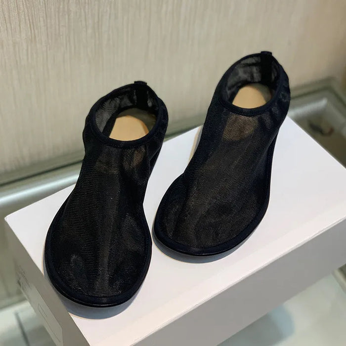 Breathable Women Mesh Ballet Flats - Slip On, For Summer