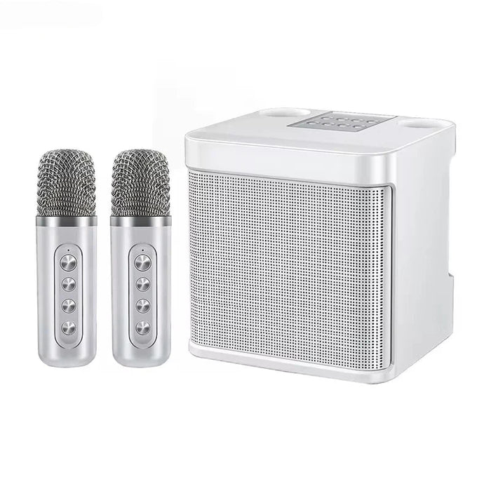 Bluetooth Speaker Karaoke System Portable Wireless 10W With 2 Microphones Outdoor Party Sound Fall 2025