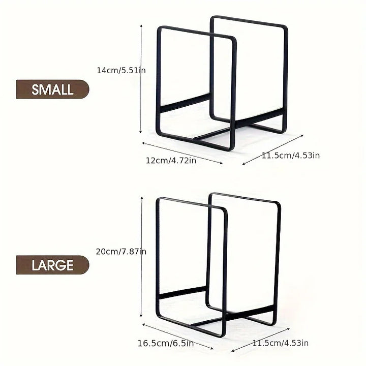 Plate Rack Countertop Dish Organizer Metal Layered Drain