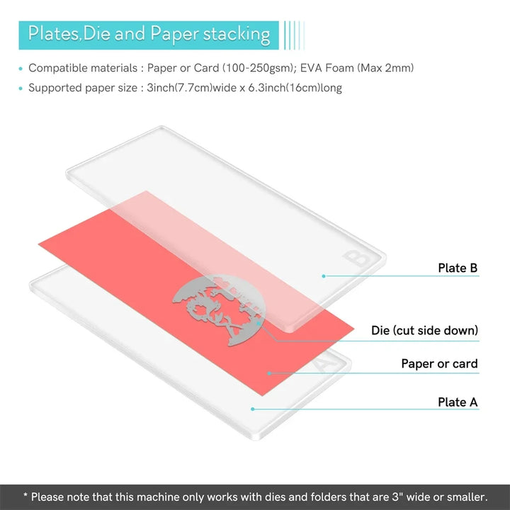 Mini Die Cutting Machine Portable Paper Embossing Tool