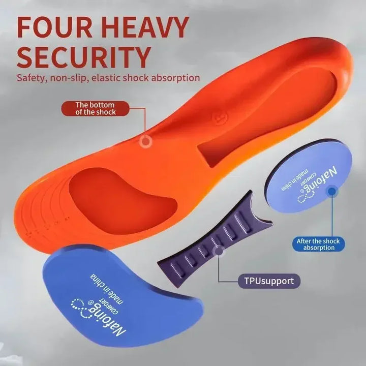 Sport Insoles Shock Absorption Orthotic Shoe Inserts Plantar Fascia Insole