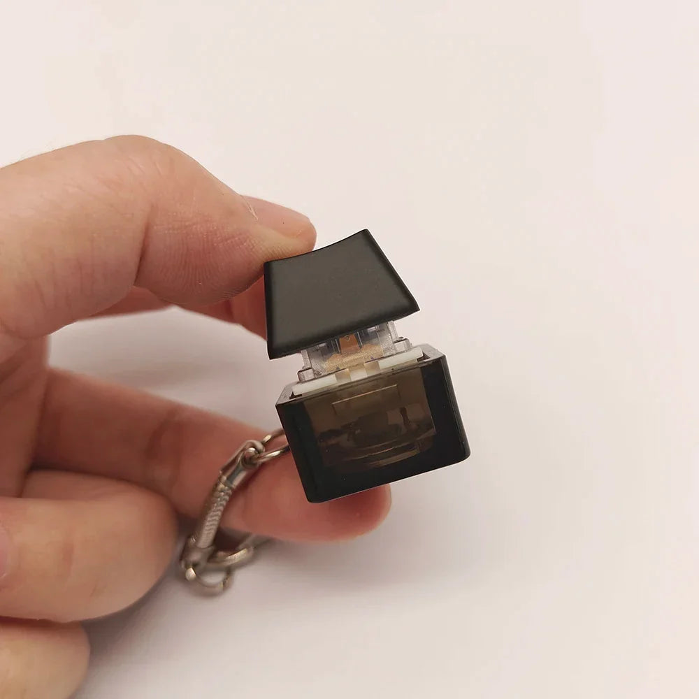Mechanical Keyboard Keychain RGB Mini Tester Stress Toy