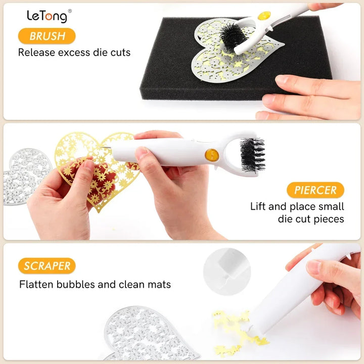 Portable Manual Die Cutting And Embossing Machine For Cards
