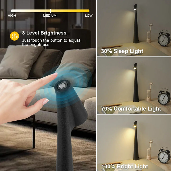 Table Lamp Bedside Creative Touch Dimming for Bedroom Living Room Desktop Decoration