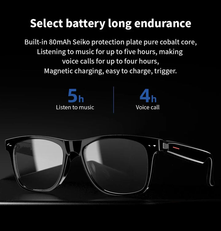 Smart Glasses Blue Light Polarized Audio Sunglasses