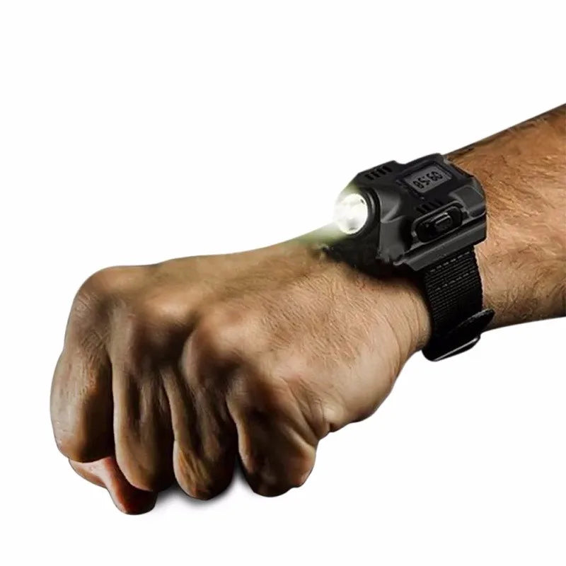 Portable Wrist Light USB Rechargeable Tactical LED Handsfree